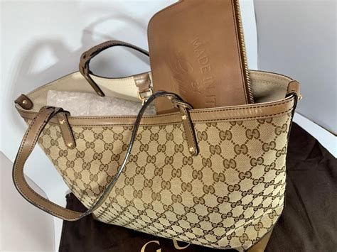 gucci neverfull black|Gucci canvas large tote.